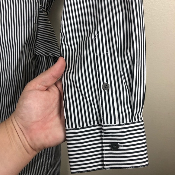 Untuckit for her Alexa Stripe Shirtwaist Button Up Dress Work Office Size 2 - Picture 8 of 12
